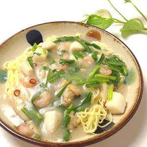 とのちゃまの作ってみた!投稿(海鮮あんかけ塩焼きそば（動画あり）)