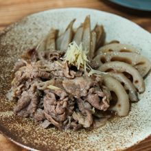 牛肉とごぼうの梅しぐれ煮