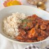 家にある材料だけで格上げ✨簡単すぎる【トマトチキンカレー】
