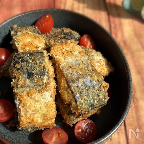 【鯖の香草パン粉焼き】マヨネーズで簡単サクサク！