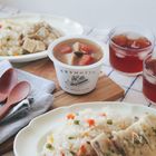親子で美味しい♪炊飯器で簡単チキンピラフと具だくさんポトフ