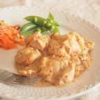 【節約でもおしゃれ】鶏むね肉のマスタード煮（生クリーム無し）