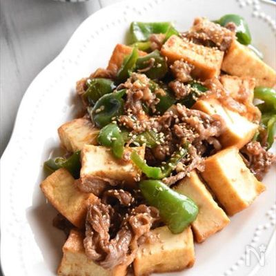 ごはんがすすむ！牛肉と厚揚げのコクうまソテー