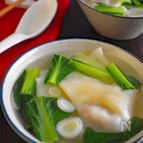 【餃子の皮で！もっちもち】簡単ワンタンスープ