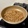 肉みそたっぷり豆乳担々うどんの工程3