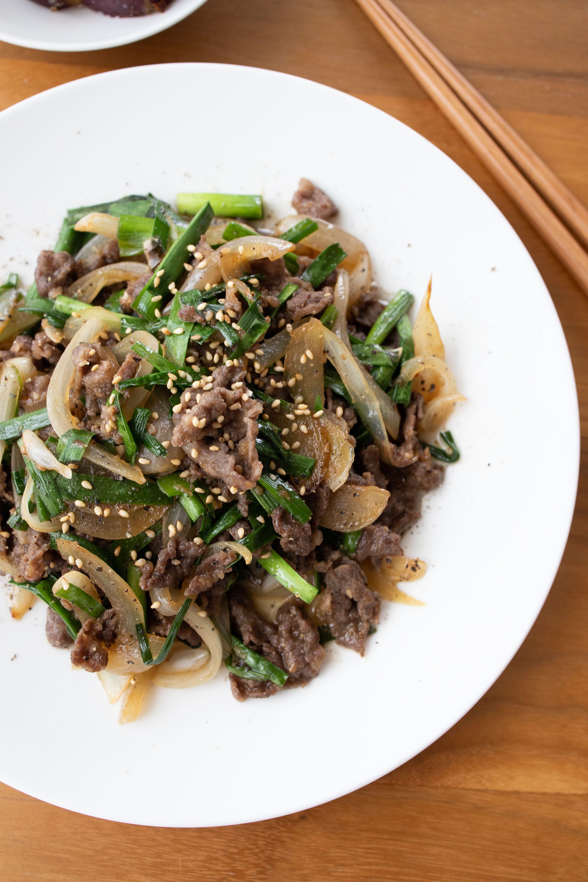 牛肉野菜炒めのレシピ