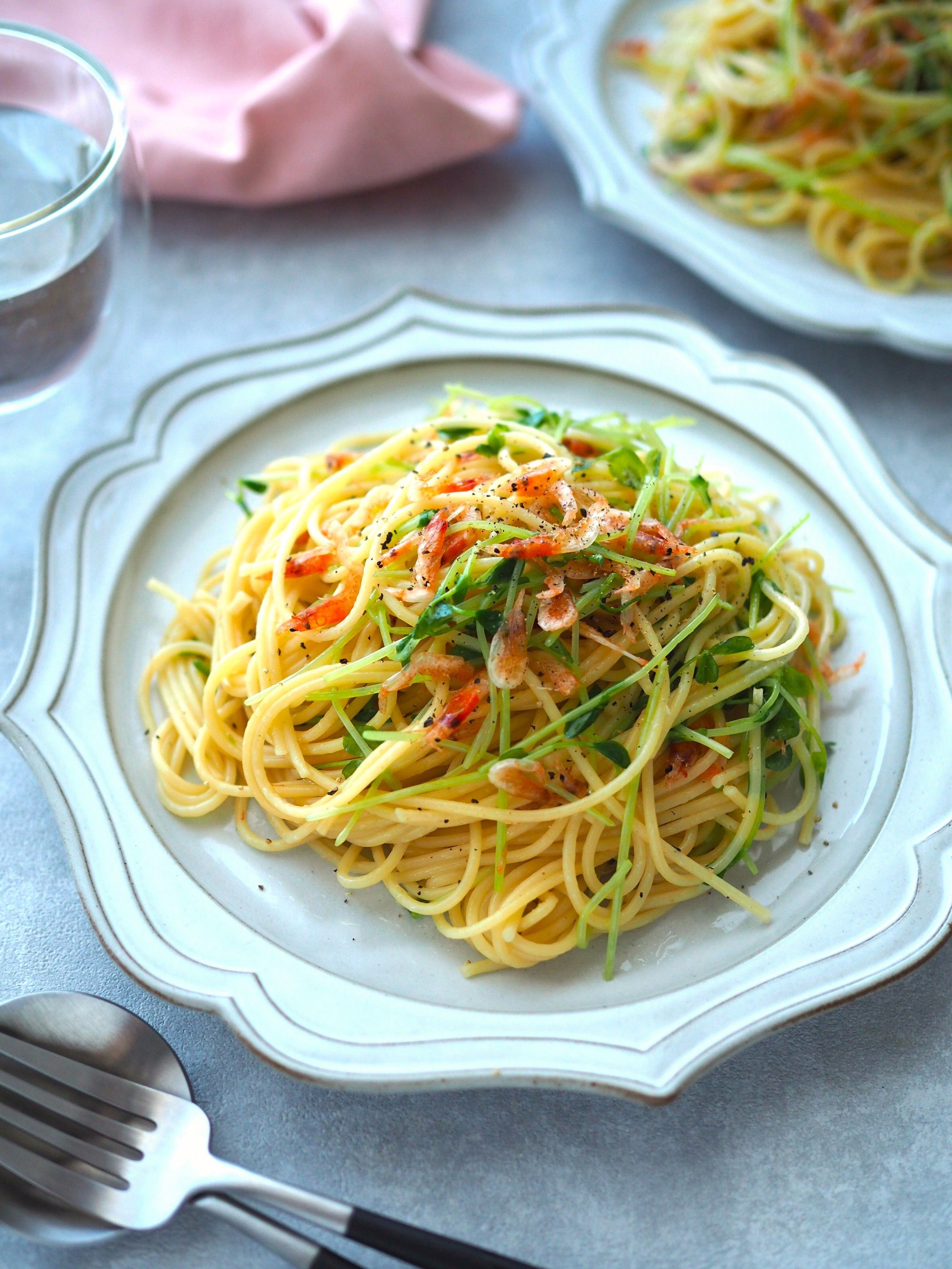 和服パスタ ♡ツナときのこの和風ワンポットパスタ♡【#簡単レシピ #時短 #節約