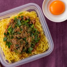 【コンテナ冷凍】食欲そそる台湾まぜそば