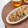 長芋と納豆の米粉焼き