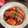 美肌メニュー♡鮭となすのトマト煮