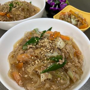 そら・ゆずの作ってみた!投稿(ご飯がすすむ 大根と豚ひき肉の旨とろ春雨煮)