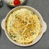 ちーさんの作ってみた!投稿(濃厚すぎる!【ほうれん草とベーコンの豆腐クリームドリア】)
