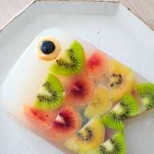 【子どもの日まだ間に合う！】3色のキウイでこいのぼり寒天