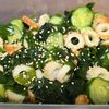 月雪由翔の作ってみた!投稿(ワカメ、キュウリ、ちくわのポン酢和え)