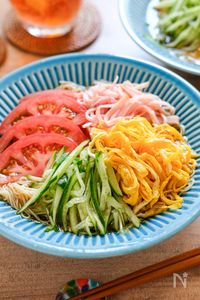 【冷やし中華風そうめん】暑い日はこれ！夏のそうめんアレンジ♪