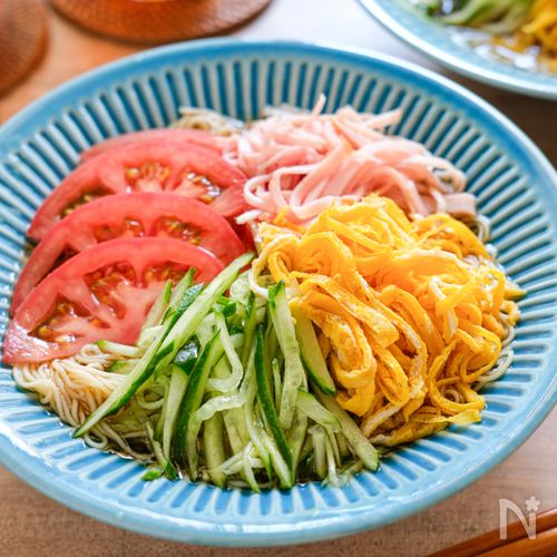 【冷やし中華風そうめん】暑い日はこれ！夏のそうめんアレンジ♪