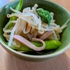 まゆのの作ってみた!投稿(レンジで簡単！魚ニソとアスパラもやしのピリ辛煮びたし)