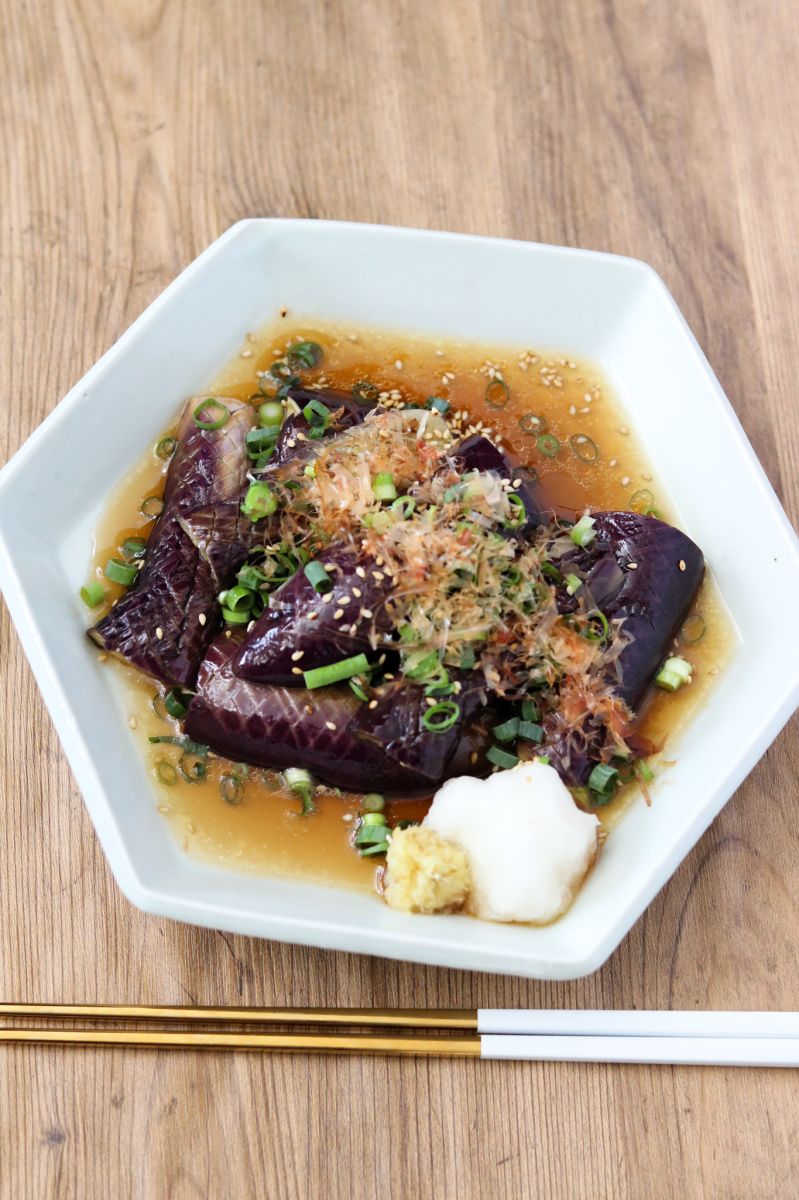 レンジでできる！？本格『茄子の煮浸し』＃おつまみにも最適