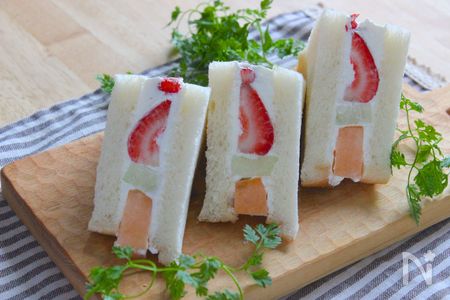 キュートな断面にときめく フルーツサンドの作り方 レシピサイト Nadia ナディア プロの料理家のおいしいレシピ