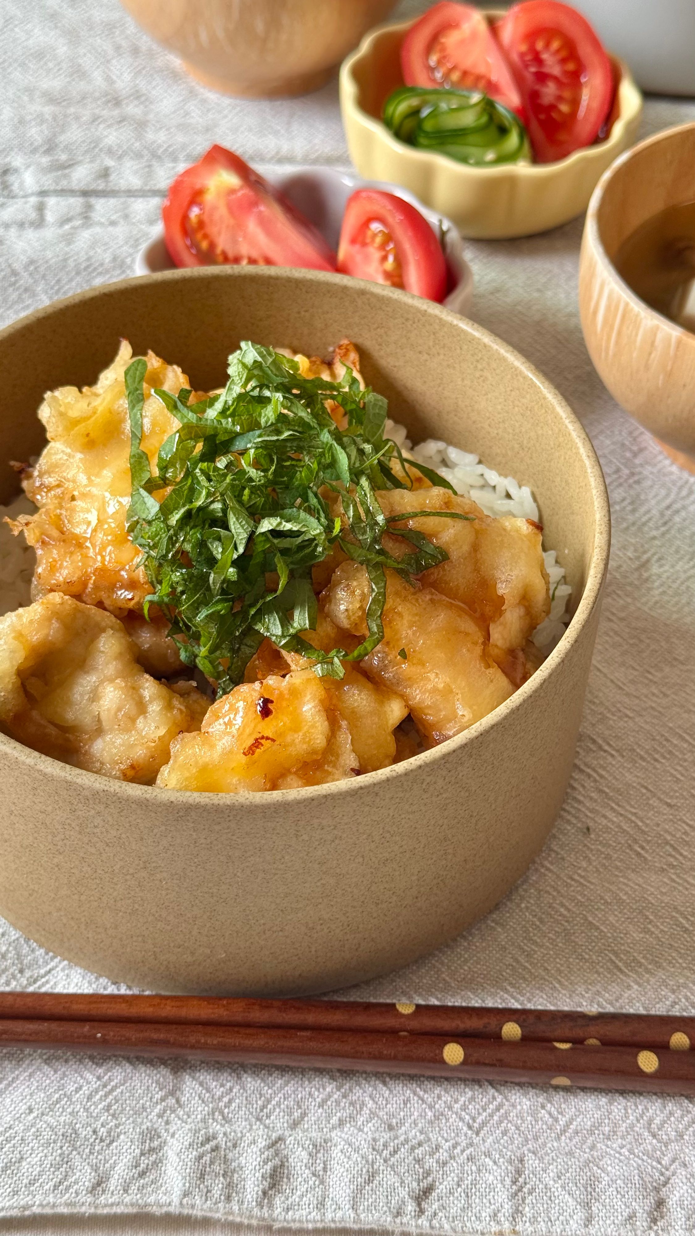 サクサクうまい！【とり天丼】 | レシピサイトNadia