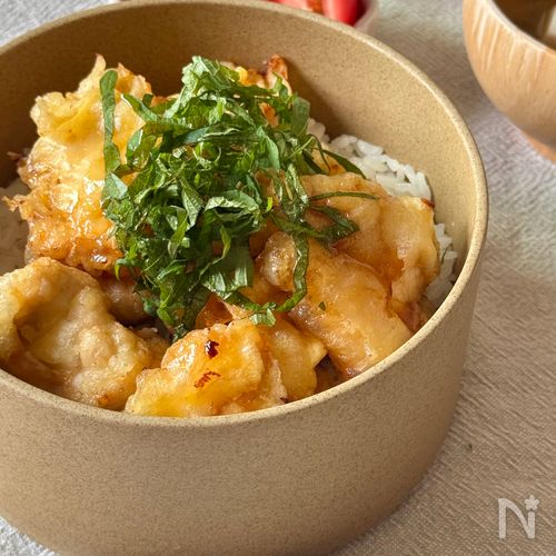 サクサクうまい!【とり天丼】