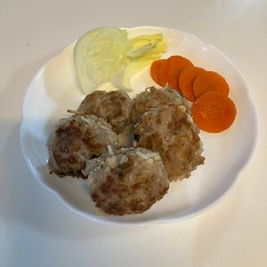 りりぃの作ってみた!投稿(ワンパン♪全部混ぜて焼くだけ◎【ねぎ味噌マヨつくね】)