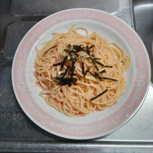 KUMIKOの作ってみた!投稿(何度も作りたい【明太子パスタ】茹でて和えるだけなのに絶品!)