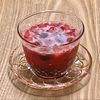 キャピタンの作ってみた!投稿(冷凍ブルーベリーで♡ブルーベリーハニーソーダ)