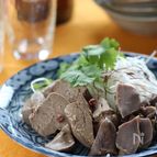 鶏レバーと砂肝の紹興酒漬け