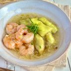 えびとなすのとろ〜りあんかけ【翡翠なすのえび餡かけ】