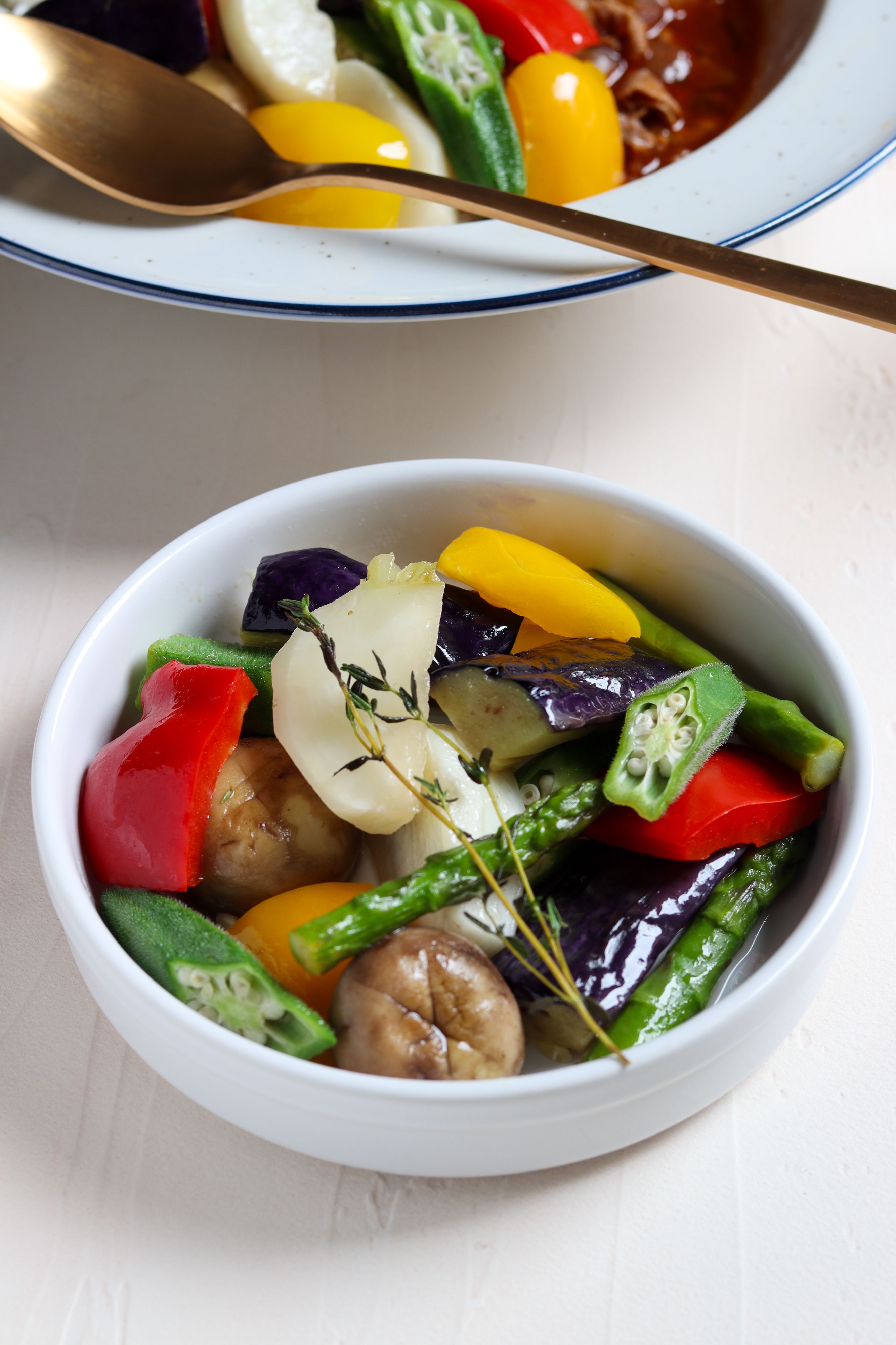 おうち野菜の消費【彩り野菜のブレゼ】肉料理の付け合わせにも