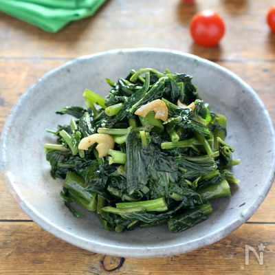 基本の空芯菜ニンニク炒め