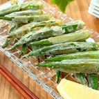 夏バテ予防！塩レモンのかりかりオクラ