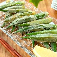 夏バテ予防！塩レモンのかりかりオクラ