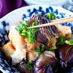 【とろとろなすと厚揚げおろしポン酢】なす好き家族が大絶賛した
