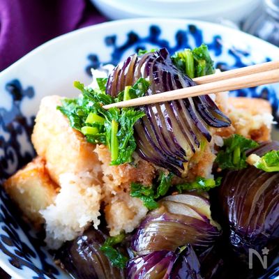 【とろとろなすと厚揚げおろしポン酢】なす好き家族が大絶賛した