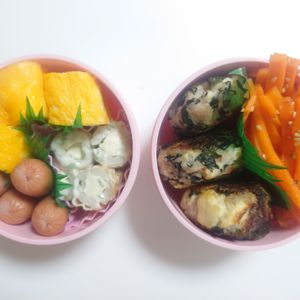 オレンジの作ってみた!投稿(5分で簡単！ちくわとクリチの磯辺和え)