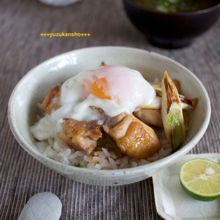 月見親子丼