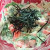 milkの作ってみた!投稿(ゴロっとカニカマと水菜の和風わさびマヨネーズ和え😘🍶)