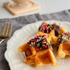 超簡単！失敗しない！材料３つ【チョコワッフル】