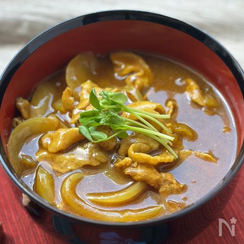 【絶品本格的!】豚こまで♡とろとろカレーうどん