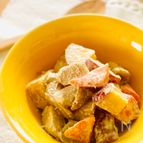 パクパク食べれる【根菜の味噌マヨサラダ】レンジでお手軽♪