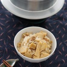 鶏肉とたけのこの中華風おこわ