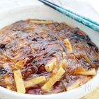 おかずラー油で作る麻婆春雨