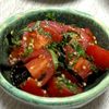 みーこの作ってみた!投稿(5分で完成！【トマトと大葉の胡麻塩昆布サラダ】胡麻油香る♩)