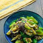なすときゅうりと塩昆布のさっぱりツナぽん和え【レンジで簡単】