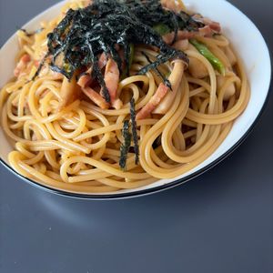 1182141の作ってみた!投稿(料理人夫が作った『悶絶バター醤油パスタ』)