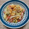 よっこの作ってみた!投稿(カニカマとレタスと卵のさっぱりヘルシーサラダ😋🥗)