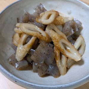 みょんともの作ってみた!投稿(【ちくわとこんにゃくの甘辛炒め】お箸が進む!絶品副菜☆)