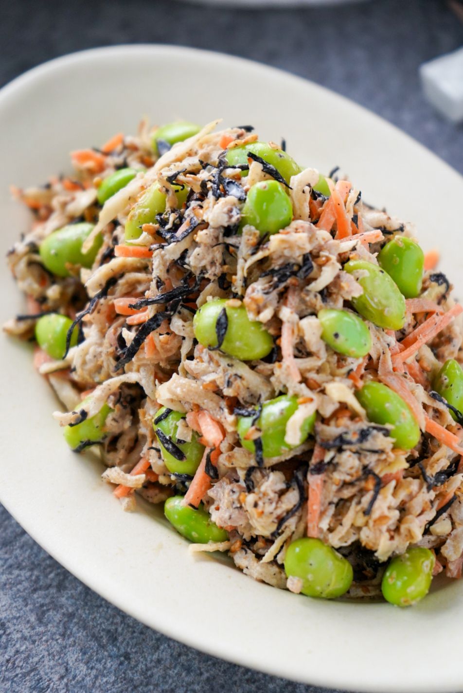 栄養満点♡『切り干し大根とひじきのツナ胡麻サラダ』子供も喜ぶ